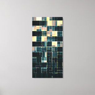 Office Building at Night Canvas Print