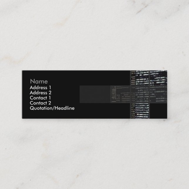 Office Buildings Business Card (Front)