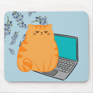 Office Cat Mouse Pad