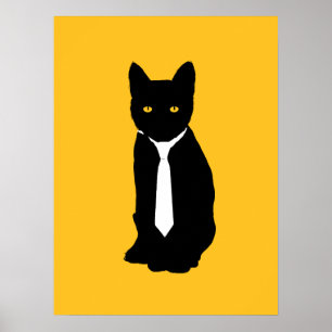 Office Cat - Poster