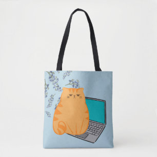 Office Cat Tote Bag