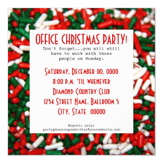 work holiday party invitation