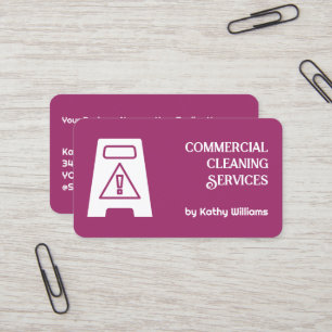 Office Cleaning Business Card