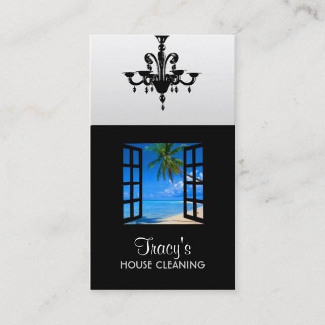 Office Cleaning Business Cards (Front)