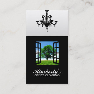 office cleaning business cards