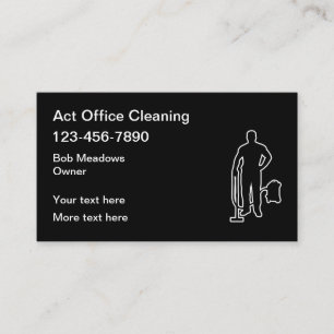 Office Cleaning Services Business Card