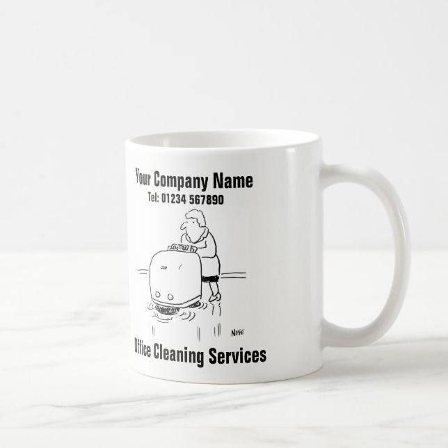 Office Cleaning Services Coffee Mug (Right)