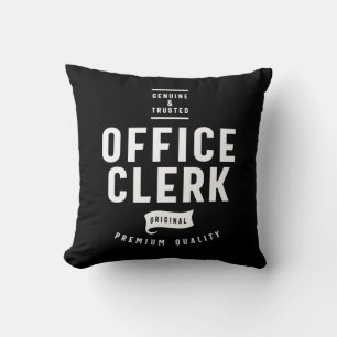 Office Clerk Job Title Gift Cushion