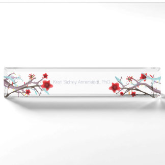 Office decor PhD Nameplate