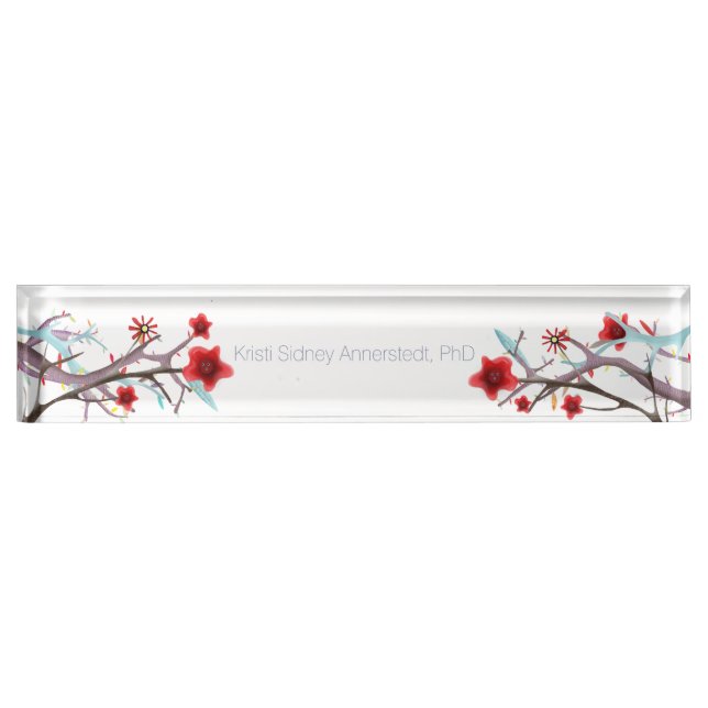 Office decor PhD Nameplate (Front)