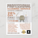 Office Desk, Cleaning Service Advertising Flyer<br><div class="desc">Office Desk,  Cleaning Service Advertising Flyer by The Business Card Store.</div>