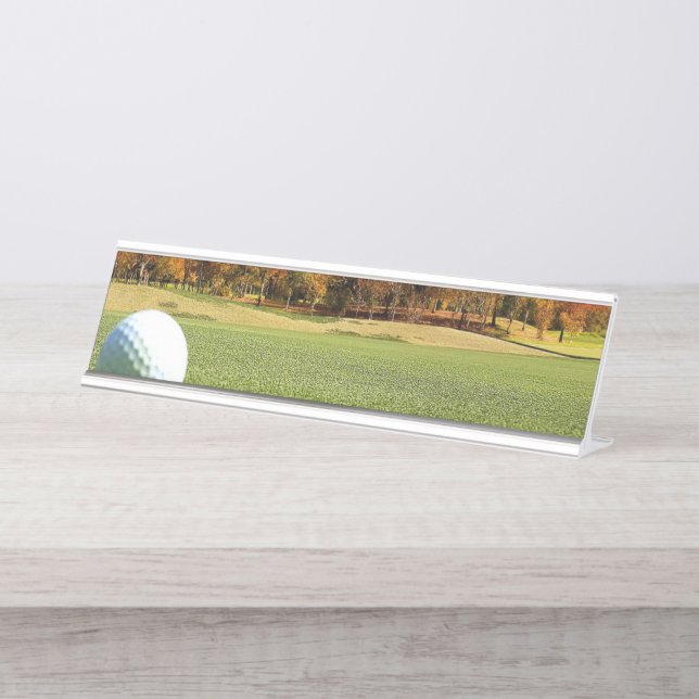 Office Desk Name Plate (Front)