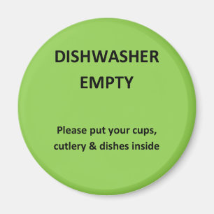 Office Dishwasher Notices Magnet