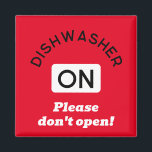Office Dishwasher Notices Magnet<br><div class="desc">Avoid confusion about the office dishwasher with this amazing solution. It's full! Is empty! People always interrupting the wash in the middle when opening without knowing if the machine is on. Then look no further,  here is a helpful answer to your problem!</div>