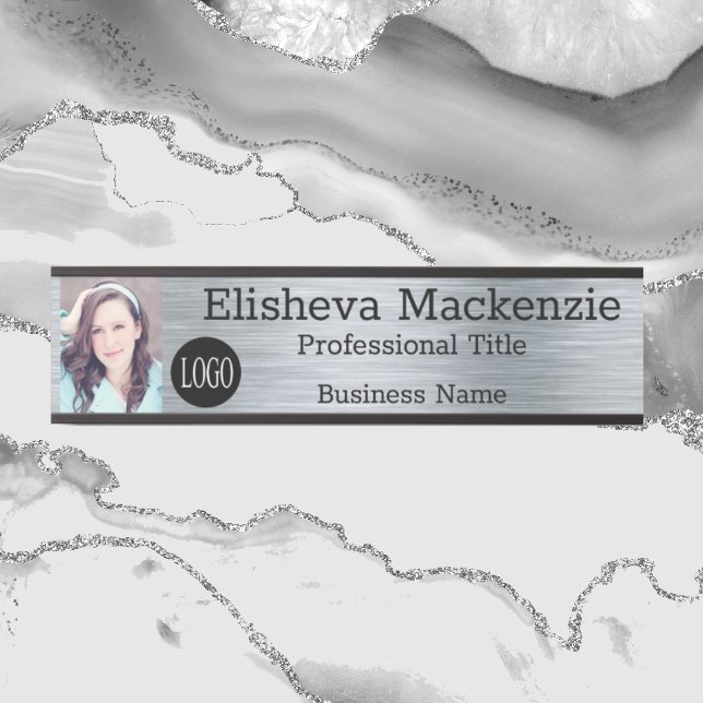 Office Door Faux Silver Sign Picture Photo Logo (Creator Uploaded)