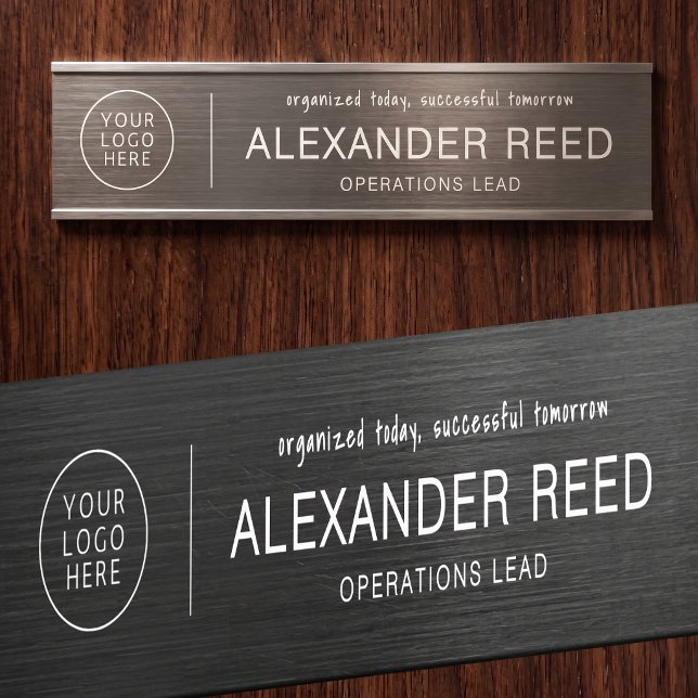 Office Door With Logo Name Plates Sleek (Office Door With Logo Name Plates Sleek)