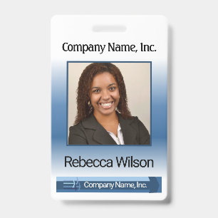 Office Employee Picture Badge ID Badge