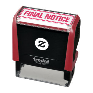 OFFICE FINAL NOTICE SELF-INKING STAMP