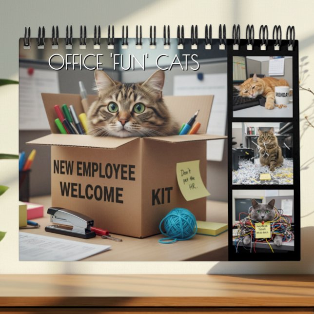 Office Fun Cats Photo Calendar 2026 / Business Cat (Office Fun Cats Calendar / Business Cats)