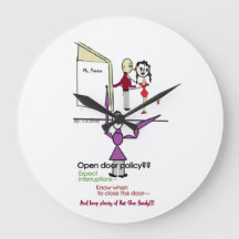 Office Fun Clock/Round