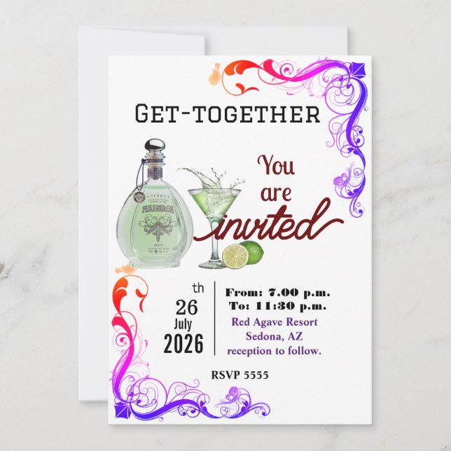 Office Get together  Invitation (Front)