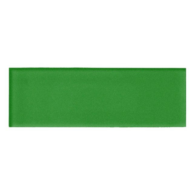 Office Green Star Dust Name Tag (Front)