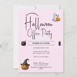 Office Halloween Invitations & Invitation Template