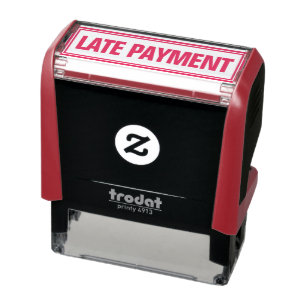 OFFICE LATE PAYMENT SELF-INKING STAMP