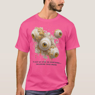 office meme. Surreal Baroque Eyeballs Gold T-Shirt