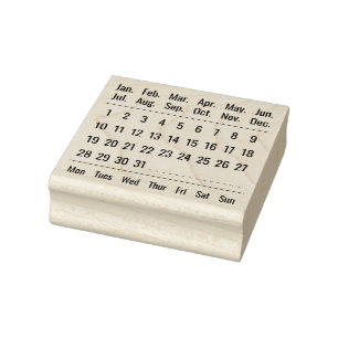 OFFICE MONTH DAY WEEKDAY SELF-INKING STAMP