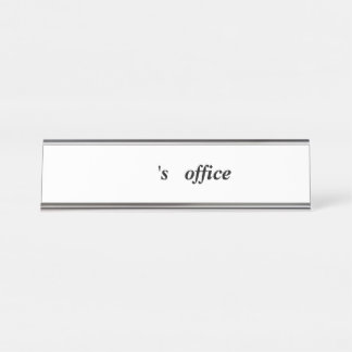 office Name Plates