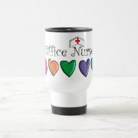 Office Nurse Multi-Colour Hearts Design 3D