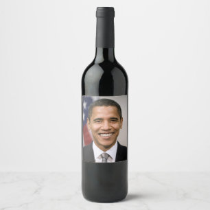 Office of the President Elect Barack Obama Wine Label
