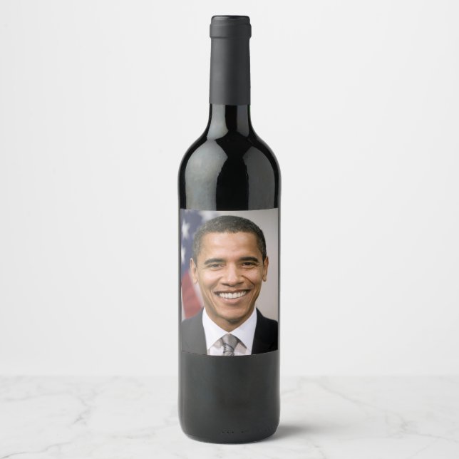 Office of the President Elect Barack Obama Wine Label (Front)