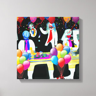 Office Party Canvas Print