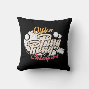 Office Ping Pong Champion Cushion