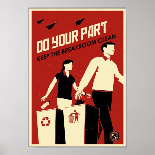 Office Propaganda: Breakroom Poster (Front)
