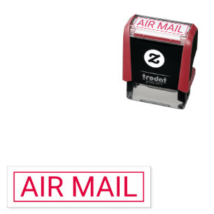 Office Ready Air Mail Stamp Crisp Impression