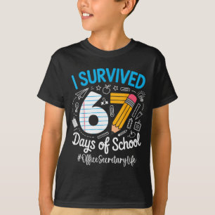 Office Secretary Survived 67 Days Of School Humor  T-Shirt