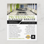 Office Setting, Cleaning Service Advertising Flyer<br><div class="desc">Office Setting,  Cleaning Service Advertising Flyer by The Business Card Store.</div>