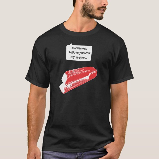 Office Space - Stapler T-Shirt (Front)