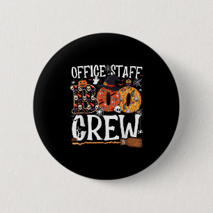 Office Staff Boo Crew Funny Halloween Matching Cos 6 Cm Round Badge