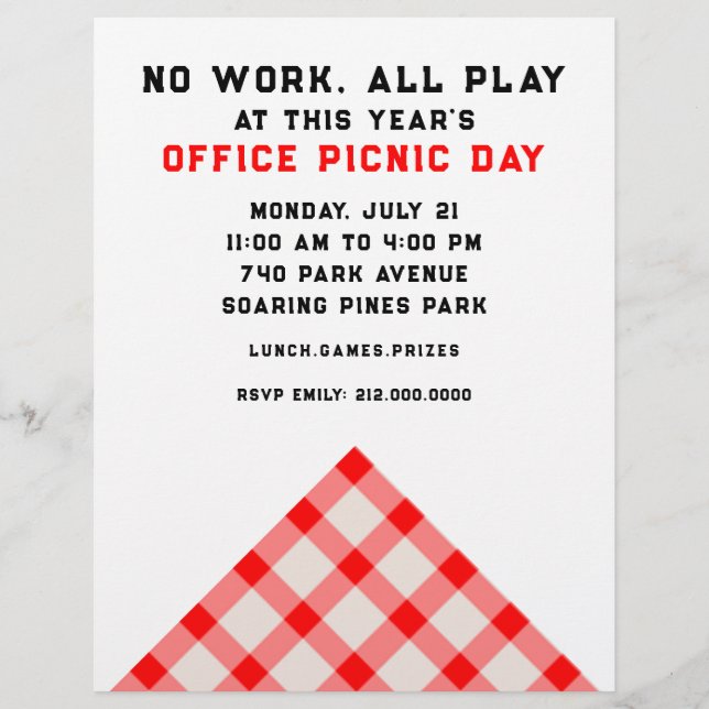 Office Summer Party Flyer (Front)