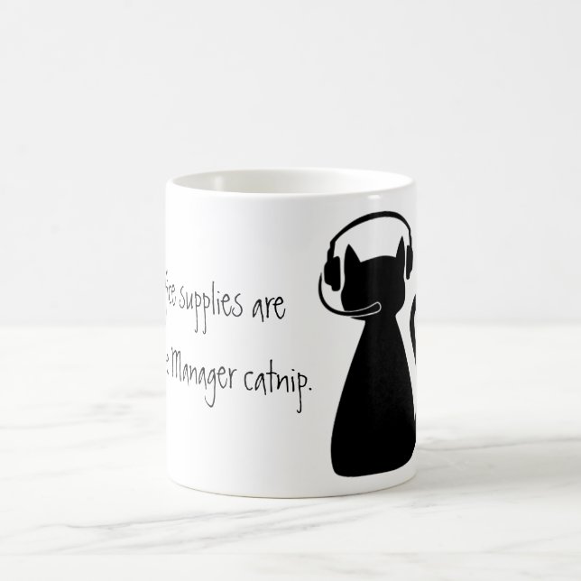 Office Supplies are Stage Manager Catnip Coffee Mug (Center)