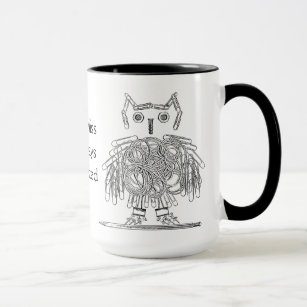 Office Supply Owl Funny Little Miss Organised Mug