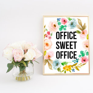 Office Sweet Office, Office Gifts, Quote Posters