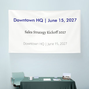 Office Vinyl Banner (Corporate Event)