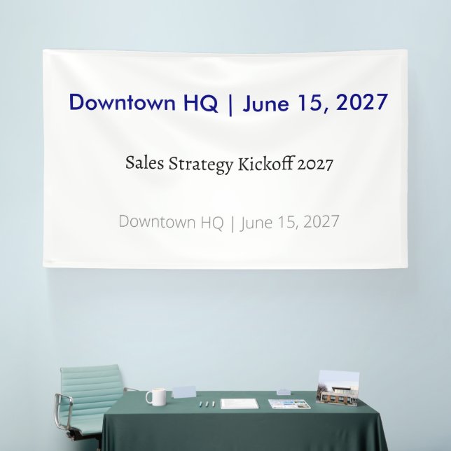 Office Vinyl Banner (Corporate Event) (Tradeshow)