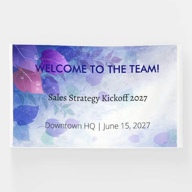 Office Vinyl Banner (Corporate Event) (Horizontal)