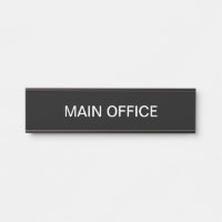 Office Wall or Door Main Office Wall Plate Sign